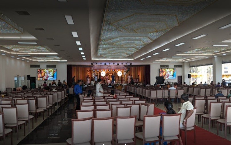 Dwaraka Palace main hall interior and seating view 4