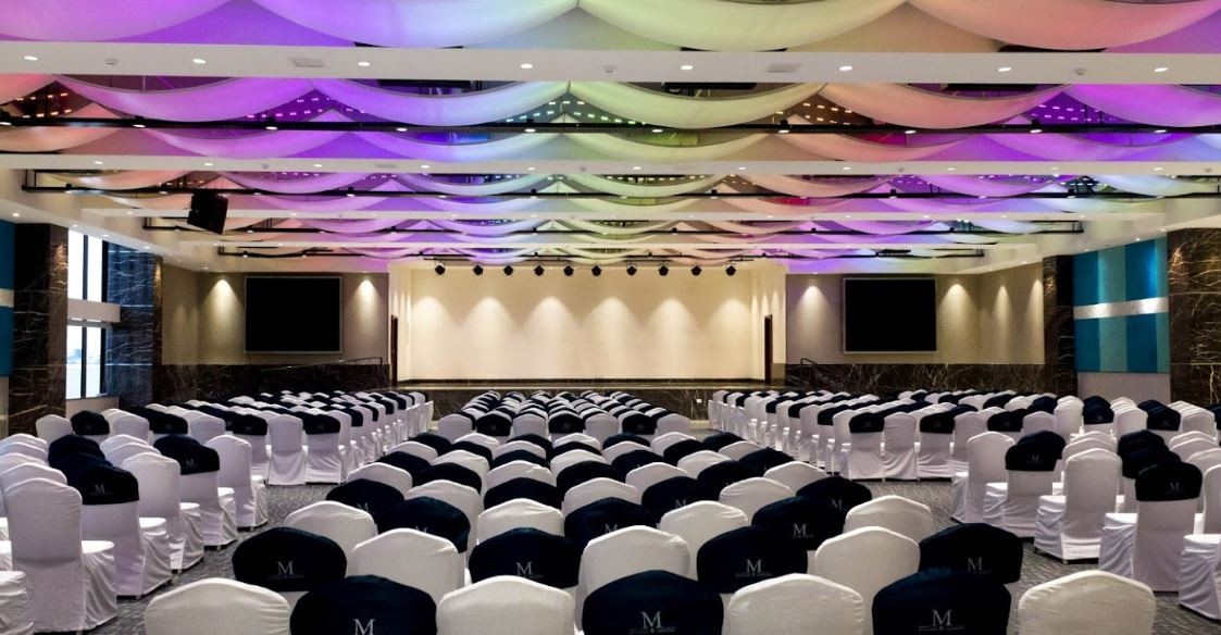 M Weddings & Conventions main hall interior and seating view 4